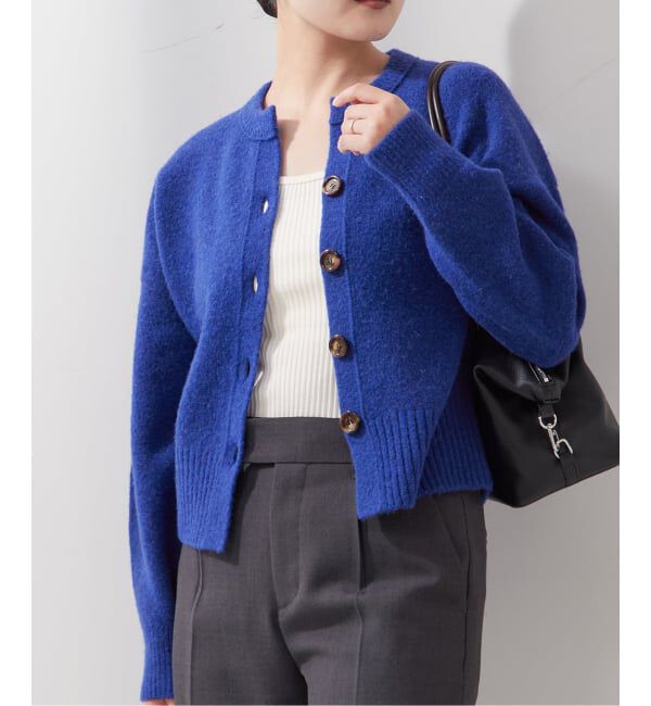 journal standard L'essage「《追加》TWINKLE スキッパーカーディガン」|カーディガン|ブルー A