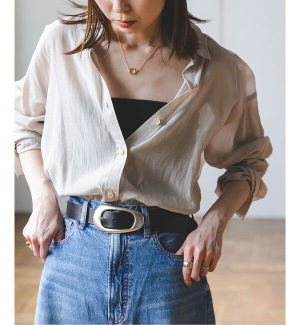 NOBLE「《追加3》LEFIJE/レフィエ Cowベルト」|ベルト|ブラック