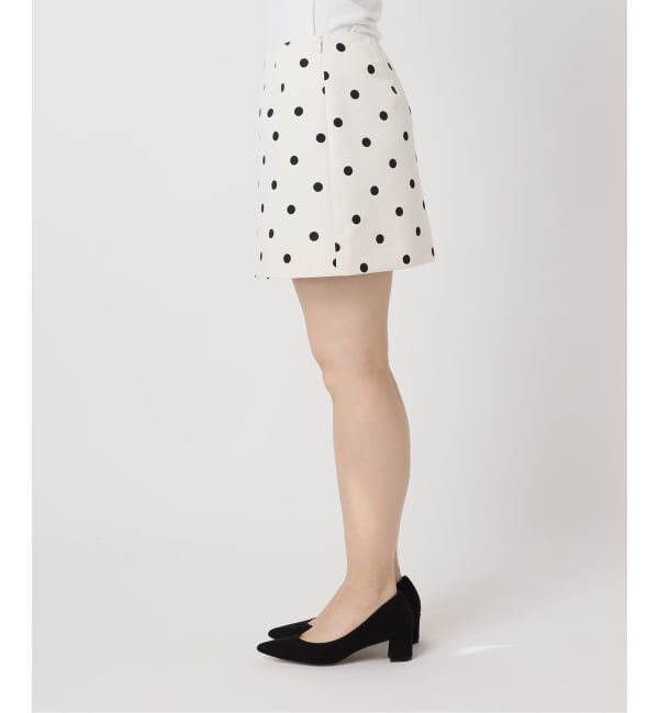 U by SPICK&SPAN「ドットプリントグログランミニスカート」|スカート|