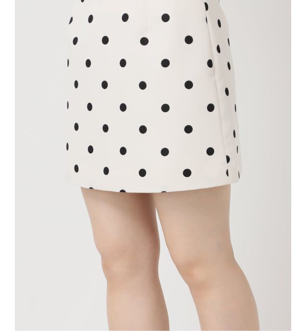 U by SPICK&SPAN「ドットプリントグログランミニスカート」|スカート|
