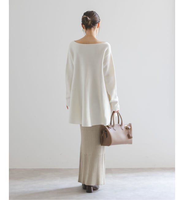NOBLE「《追加》テントライン フレアニット」|ニット・セーター|
