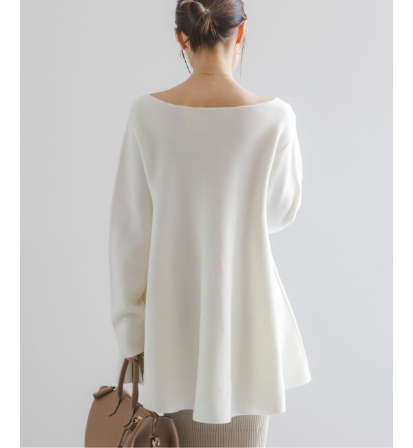 NOBLE「《追加》テントライン フレアニット」|ニット・セーター|