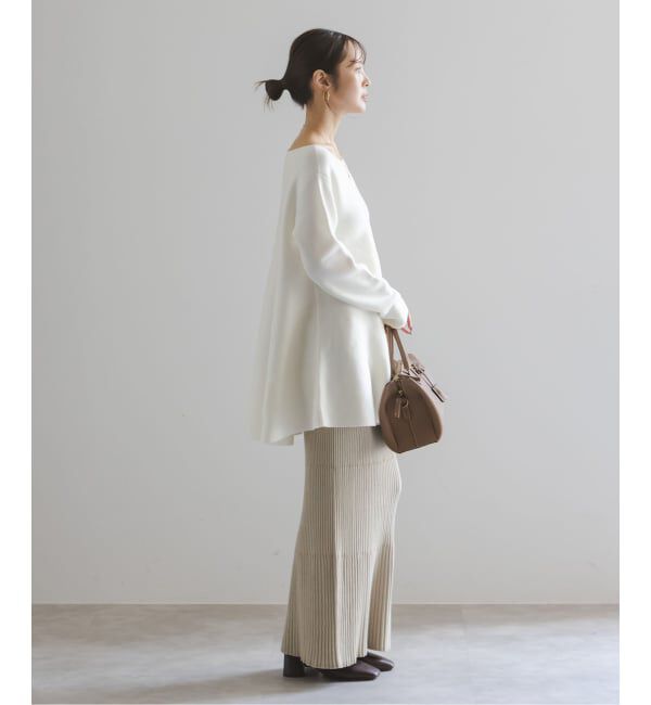 NOBLE「《追加》テントライン フレアニット」|ニット・セーター|