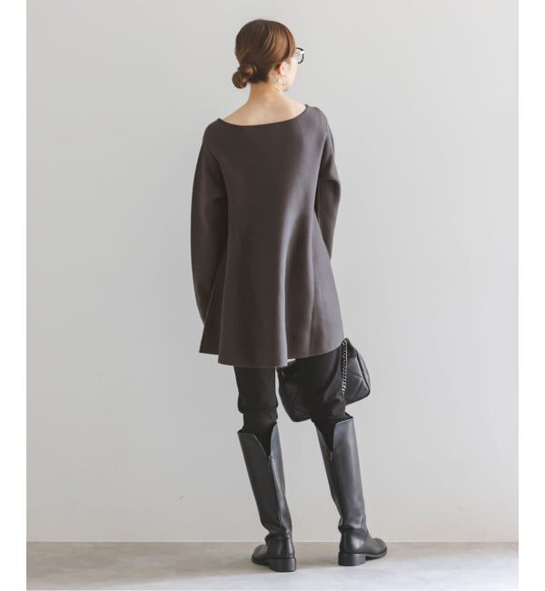 NOBLE「《追加》テントライン フレアニット」|ニット・セーター|