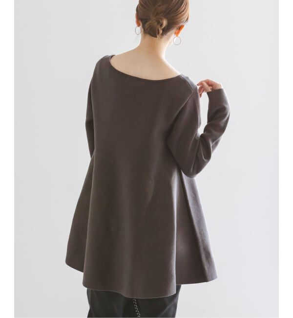 NOBLE「《追加》テントライン フレアニット」|ニット・セーター|