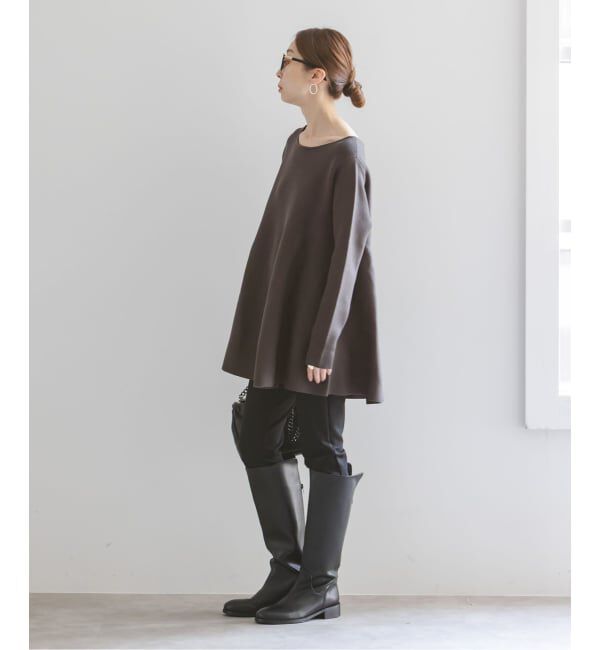 NOBLE「《追加》テントライン フレアニット」|ニット・セーター|