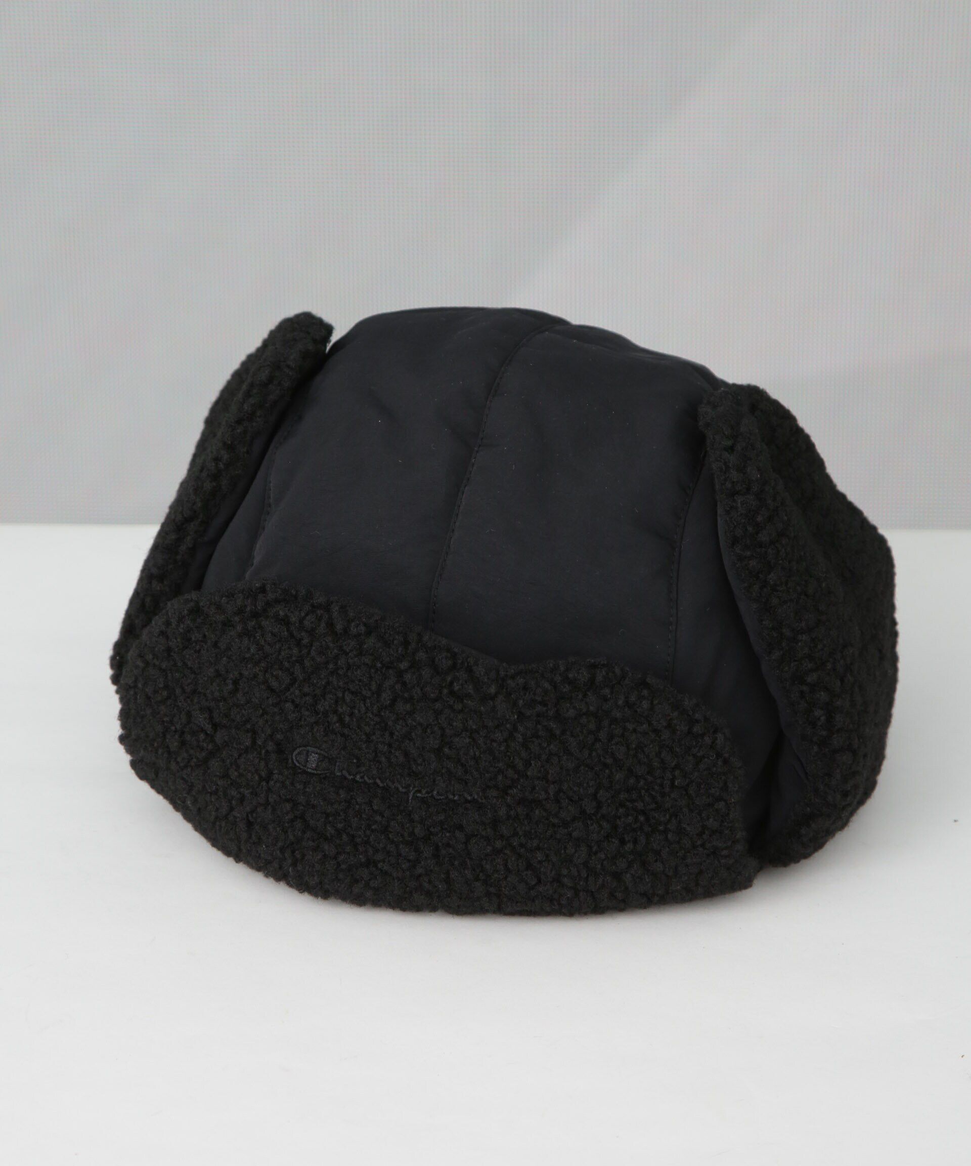 nano･universe「Champion/タフタフライトキャップ」|キャップ・キャスケット|ブラック