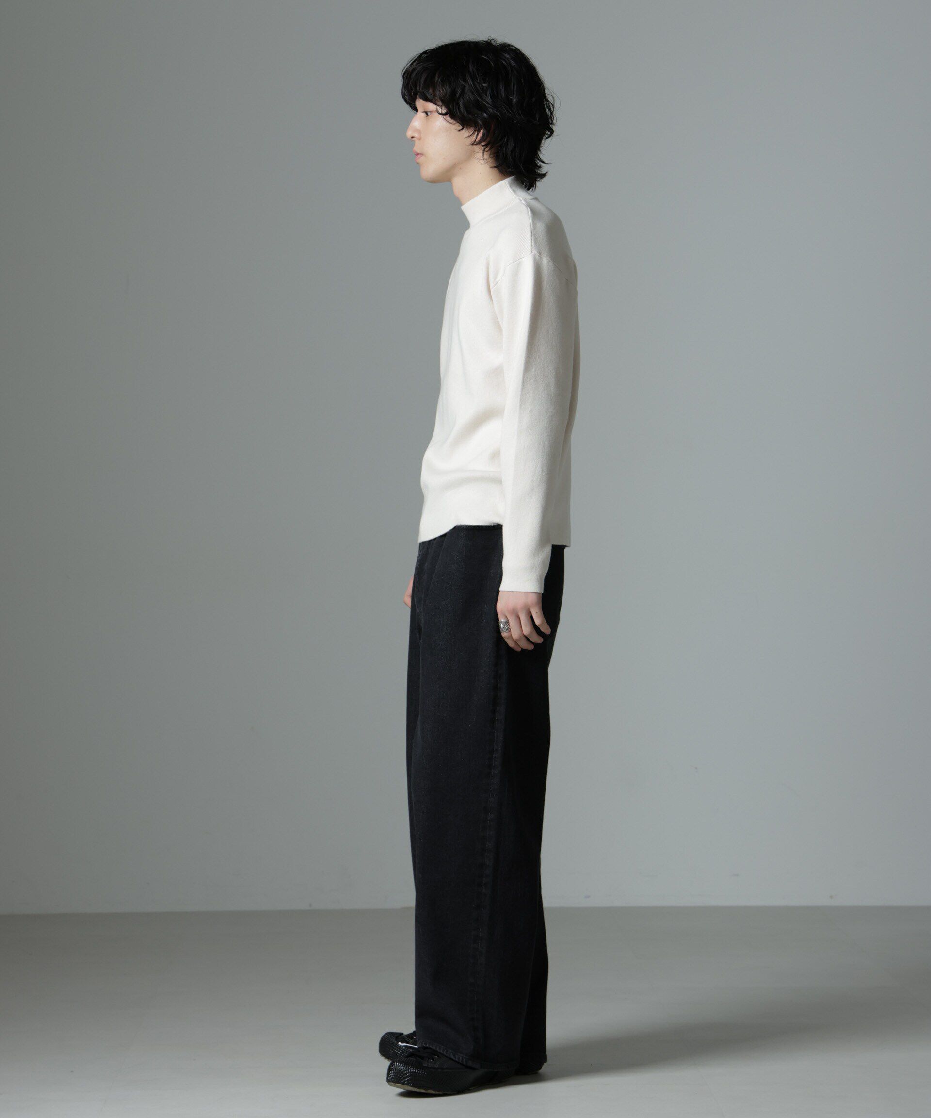 nano･universe「「MC」coveross(R)TECH WARM モックネックリブニット」|ニット・セーター|