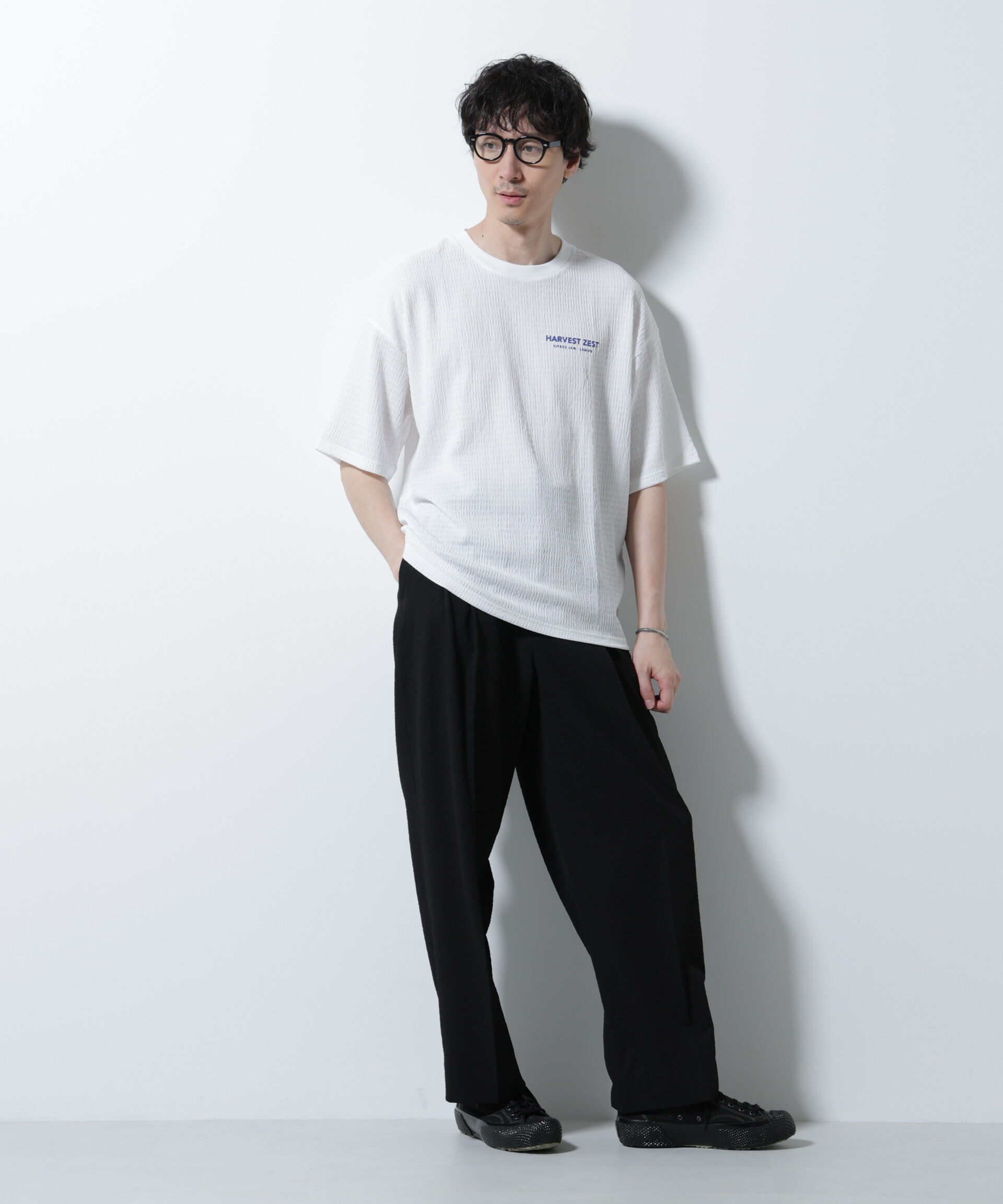 nano･universe「サッカータックイージーパンツ（セットアップ可）」|チノ|