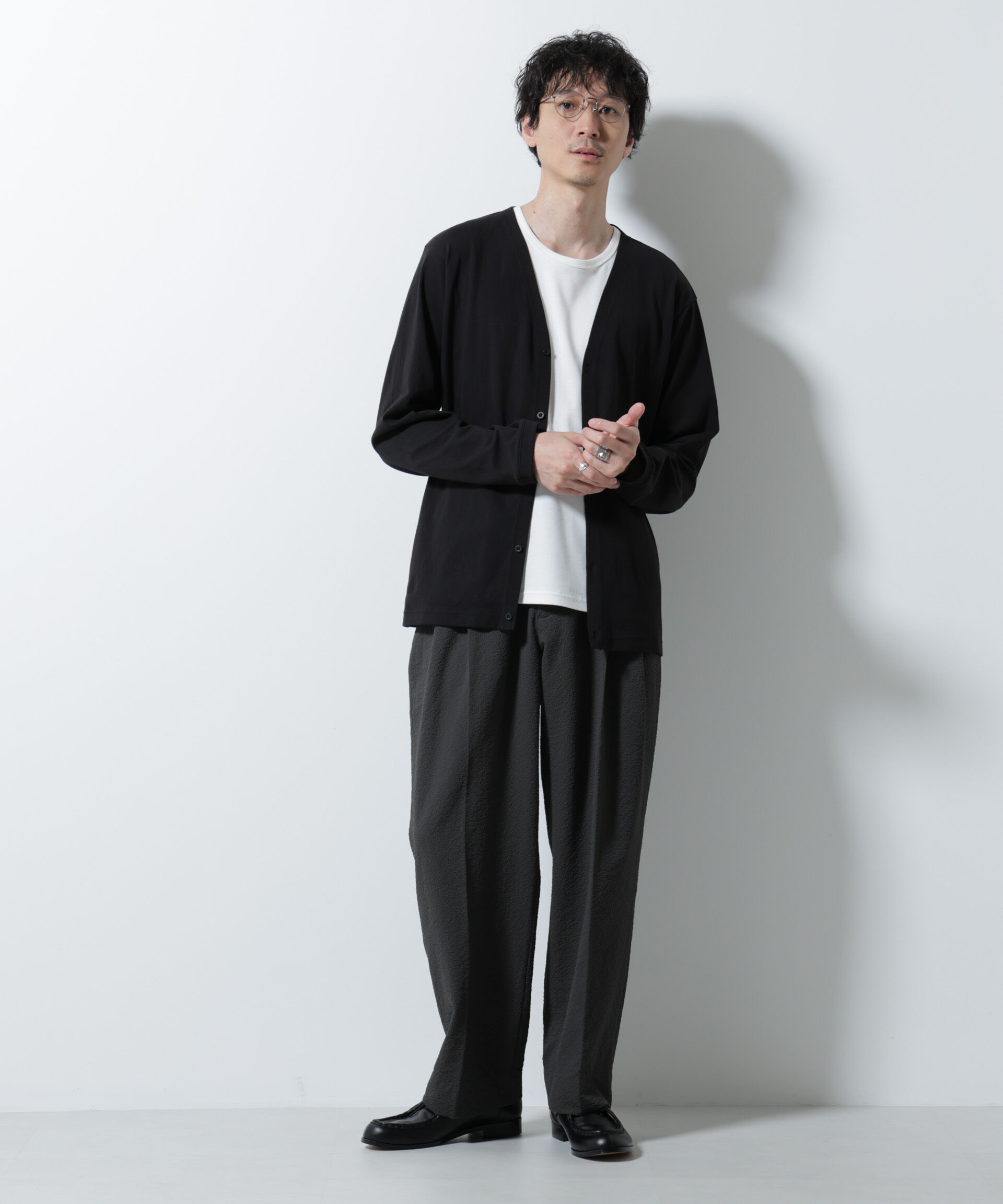 nano･universe「サッカータックイージーパンツ（セットアップ可）」|チノ|