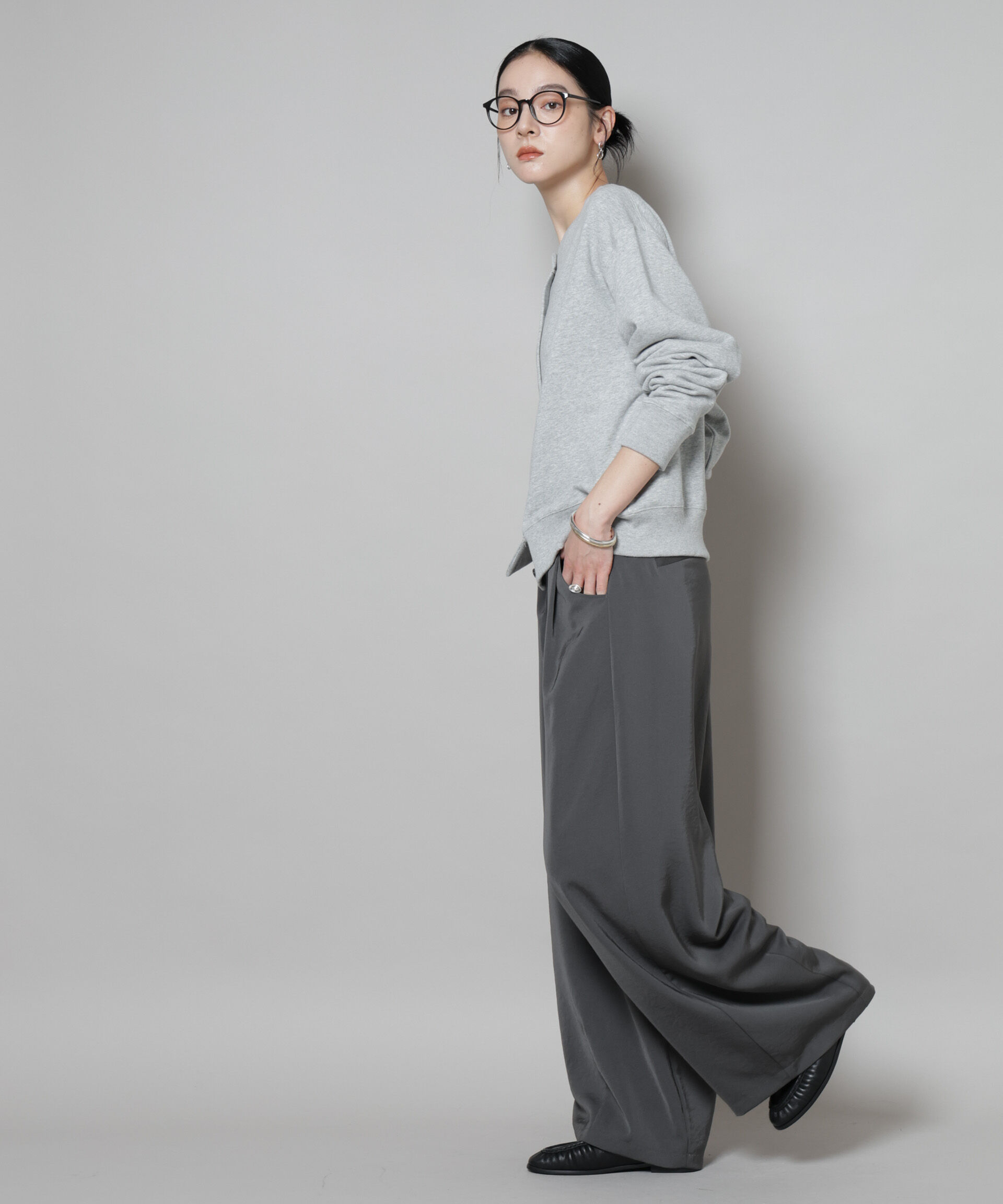 nano･universe「RUSSELL ATHLETIC/別注 Mini Logo Sweat Cardigan」|Tシャツ・カットソー|