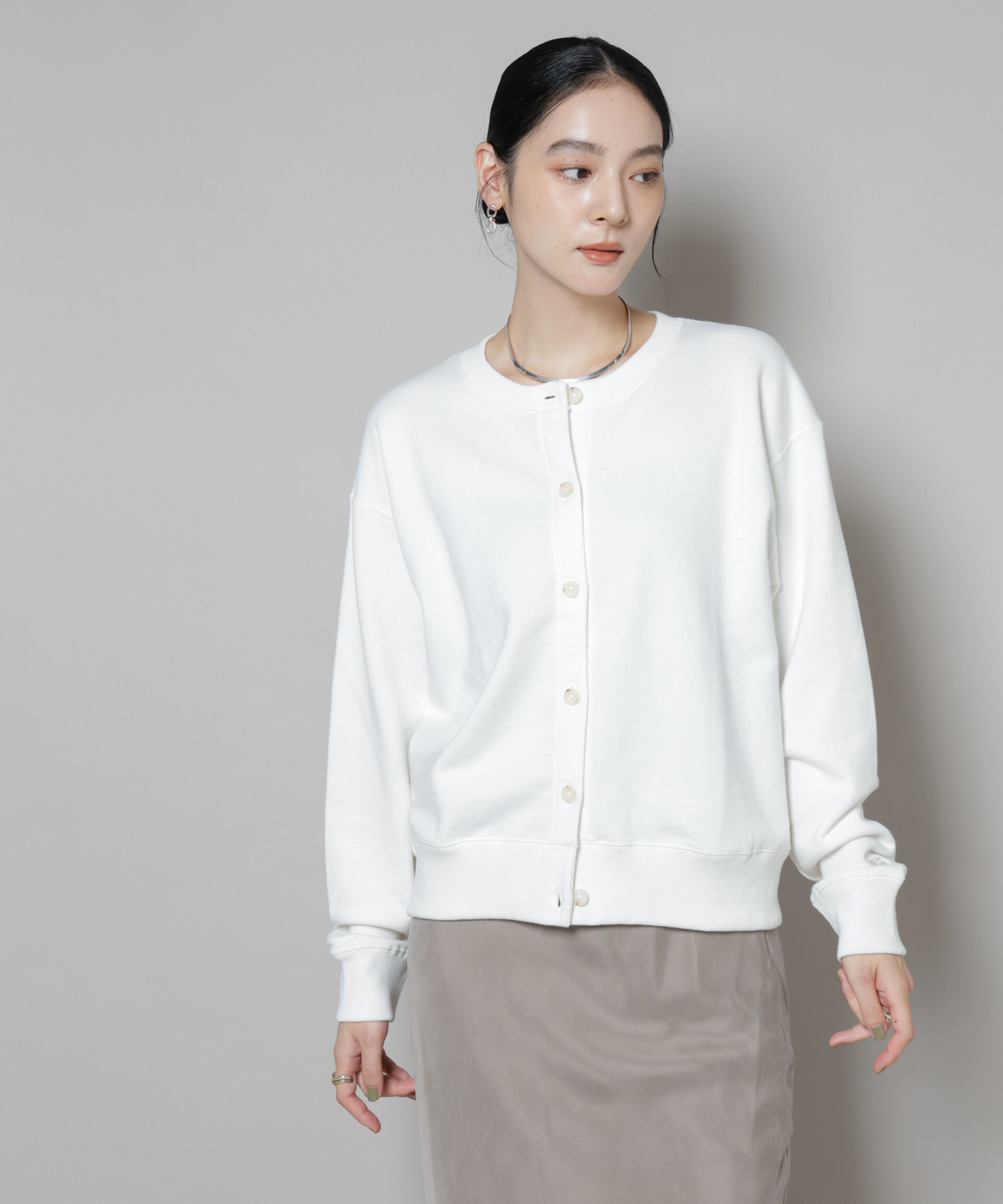 nano･universe「RUSSELL ATHLETIC/別注 Mini Logo Sweat Cardigan」|Tシャツ・カットソー|