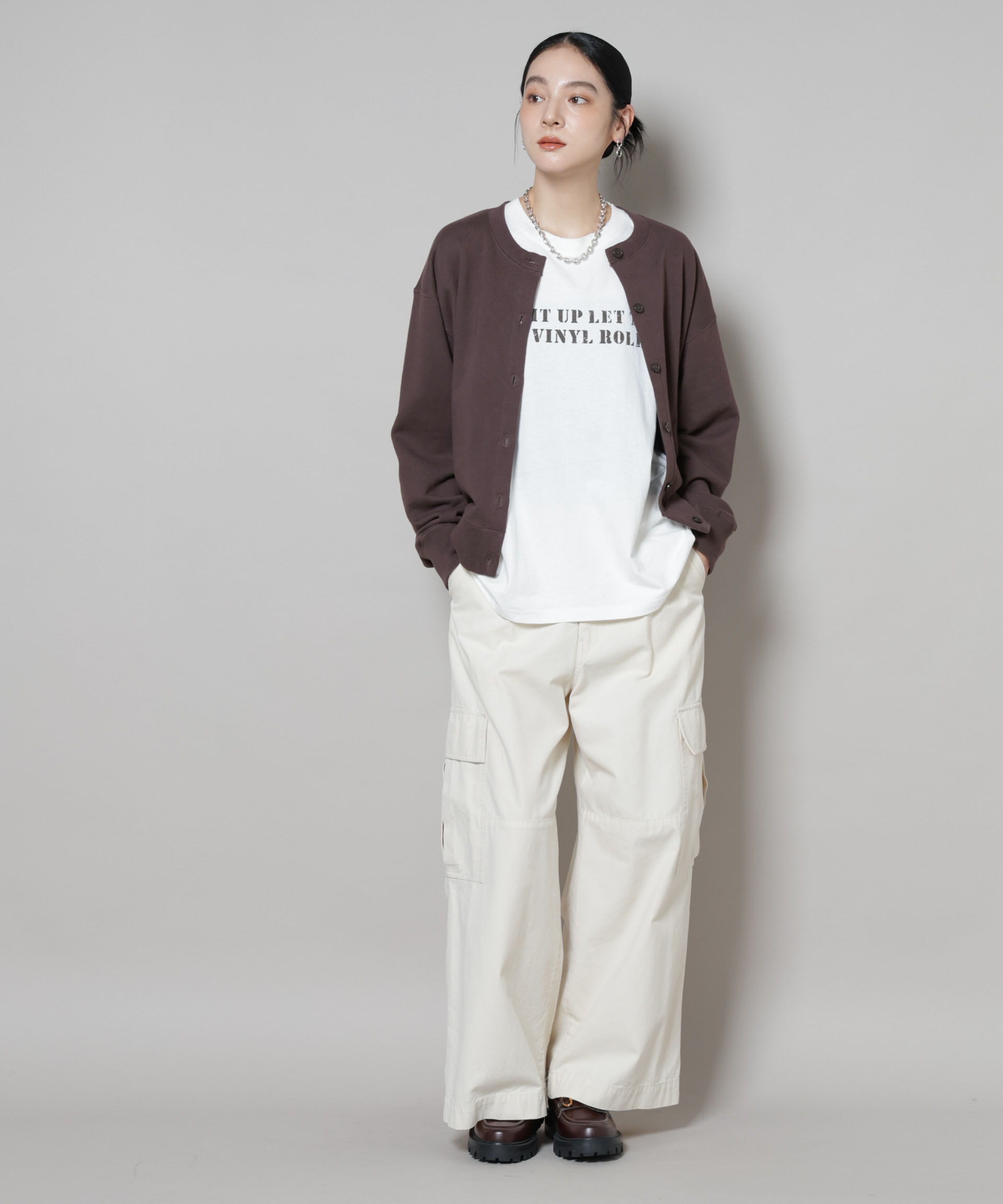 nano･universe「RUSSELL ATHLETIC/別注 Mini Logo Sweat Cardigan」|Tシャツ・カットソー|