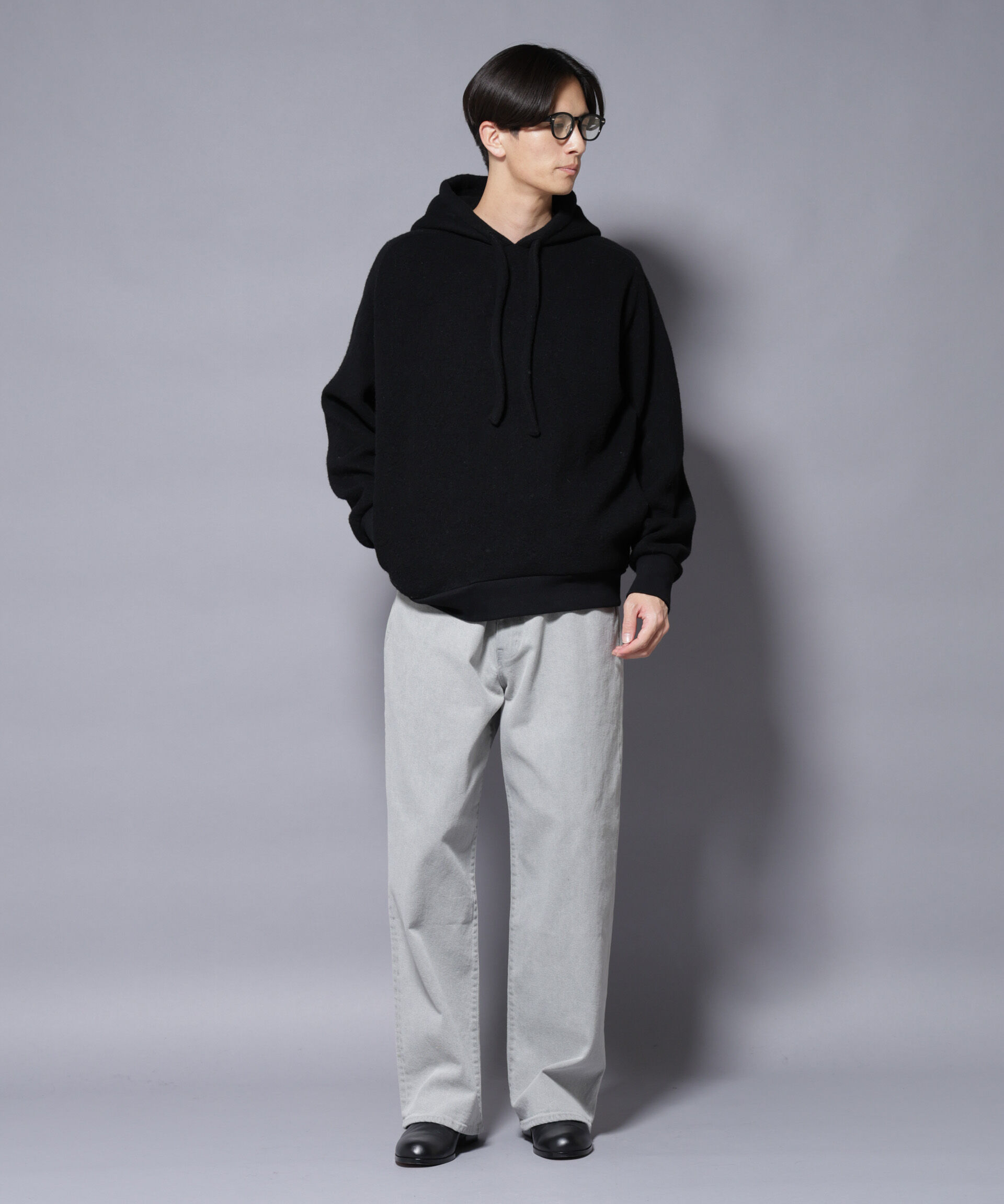 nano･universe「MIYATA&times;NANO JAPANMADE ウール/コットン パーカー」|Tシャツ・カットソー|