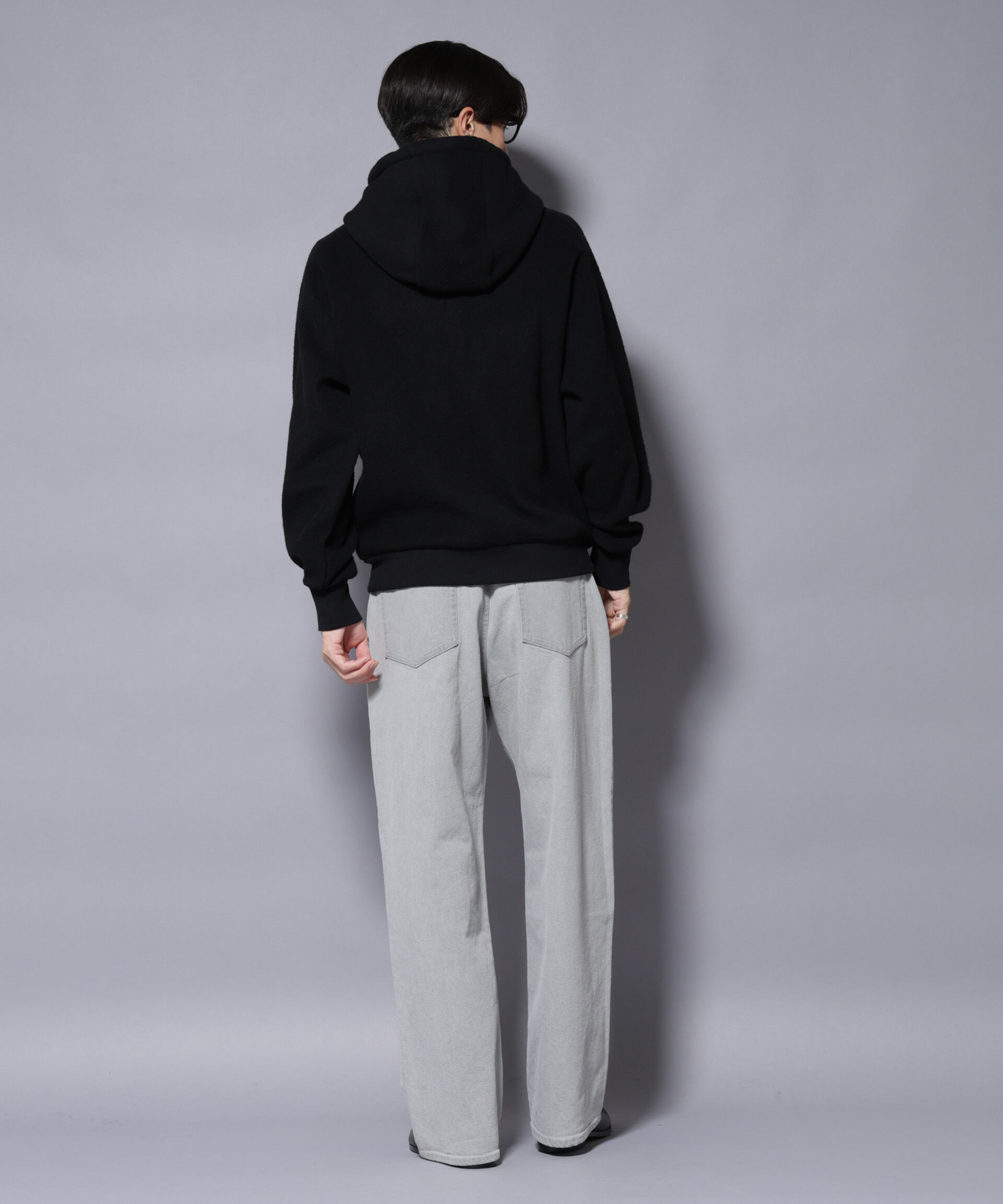 nano･universe「MIYATA&times;NANO JAPANMADE ウール/コットン パーカー」|Tシャツ・カットソー|