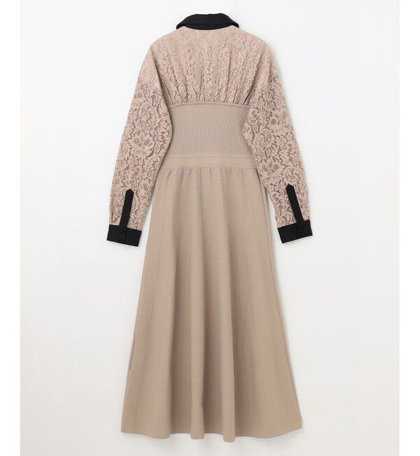 Diagram「レースレイヤードニットワンピース」|ワンピース|