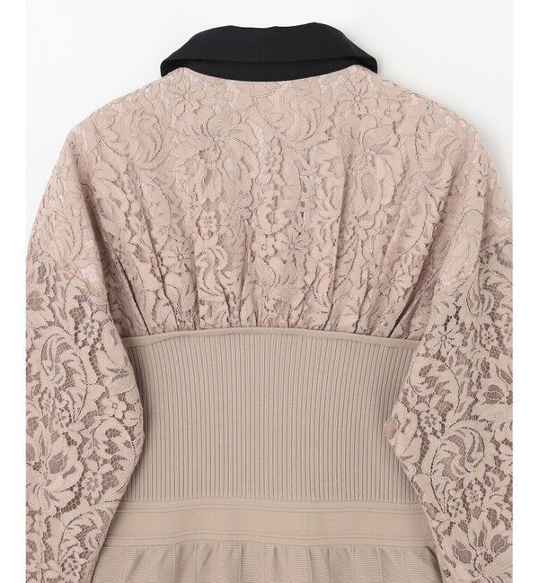 Diagram「レースレイヤードニットワンピース」|ワンピース|