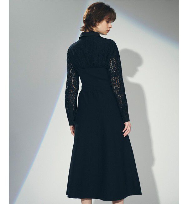 Diagram「レースレイヤードニットワンピース」|ワンピース|