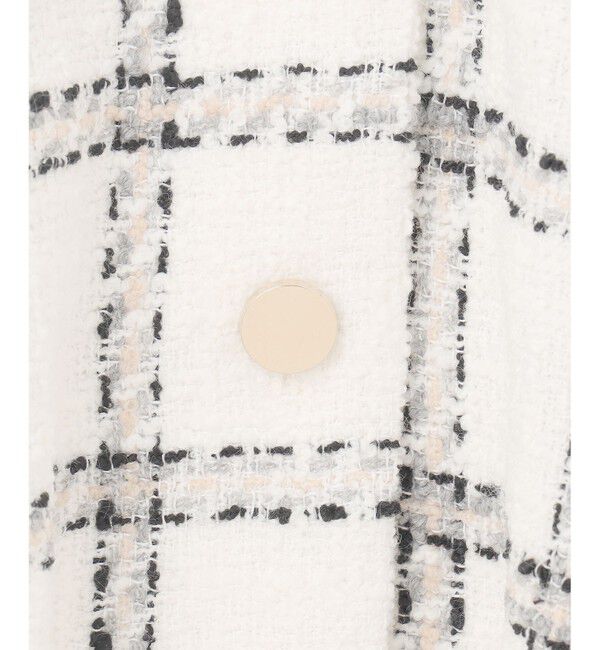 Grace Class「チェックツイードジャンパースカート」|ワンピース|