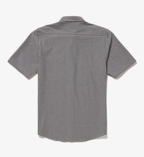 LACOSTE「クールマックスブレンドジャガード半袖チェックシャツ」|シャツ・ブラウス|