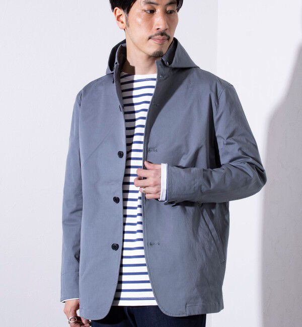 GLOSTER「【GLOSTER/グロスター】スタンドフードブルゾン 春アウター 春ブルゾン」|ブルゾン・スタジャン|