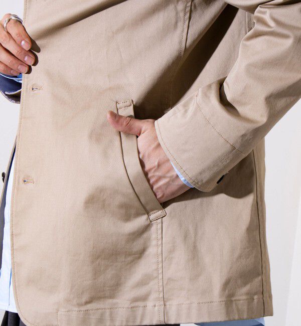 GLOSTER「【GLOSTER/グロスター】スタンドフードブルゾン 春アウター 春ブルゾン」|ブルゾン・スタジャン|