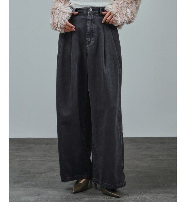 SALON adam et rope'「ブロークンツイル デニムパンツ」|デニム|