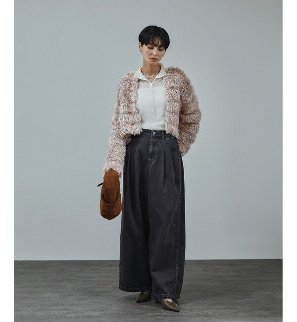 SALON adam et rope'「ブロークンツイル デニムパンツ」|デニム|