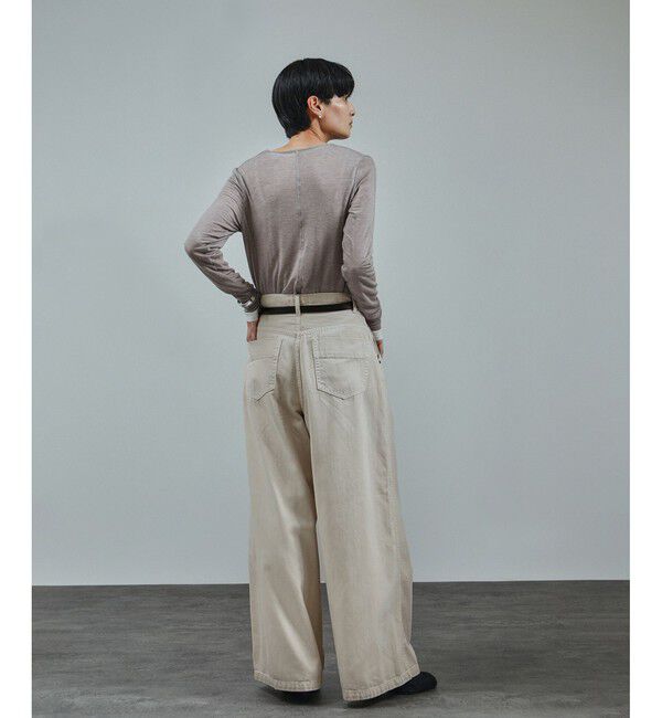 SALON adam et rope'「ブロークンツイル デニムパンツ」|デニム|