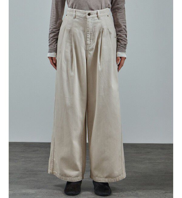 SALON adam et rope'「ブロークンツイル デニムパンツ」|デニム|