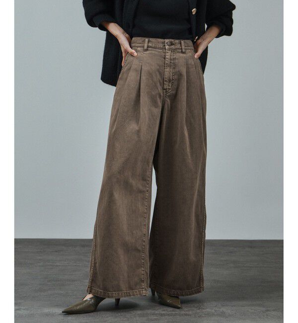 SALON adam et rope'「ブロークンツイル デニムパンツ」|デニム|