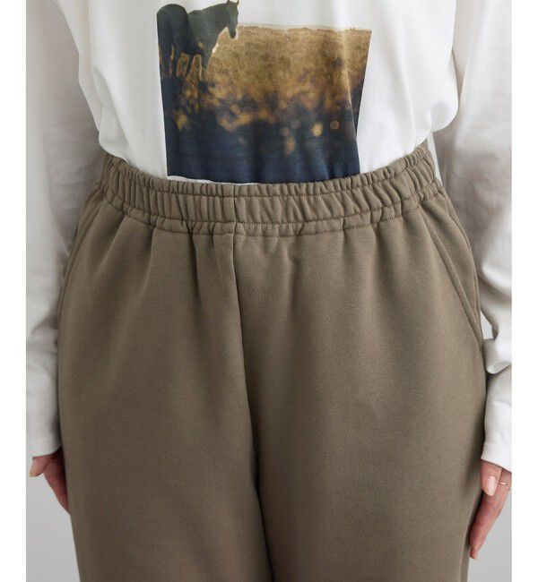 SALON adam et rope'「【WEB限定】セミフレアスウェットパンツ」|チノ|