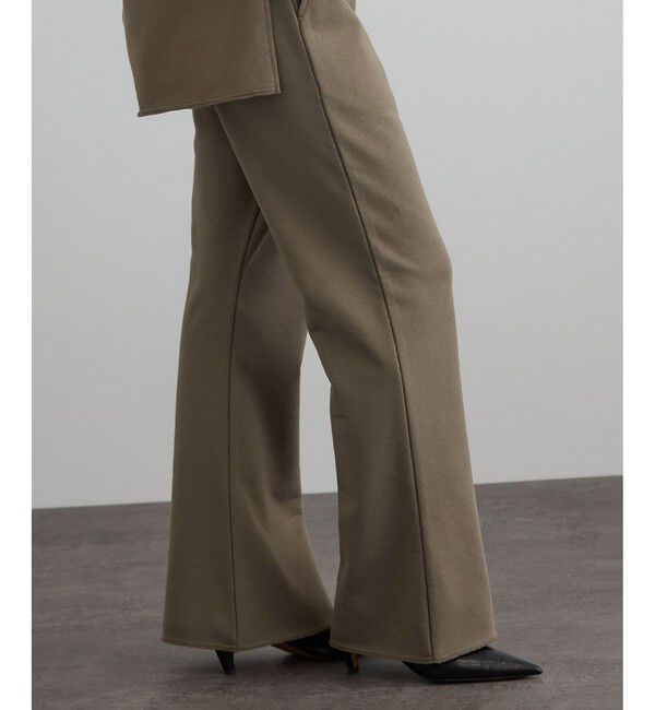 SALON adam et rope'「【WEB限定】セミフレアスウェットパンツ」|チノ|