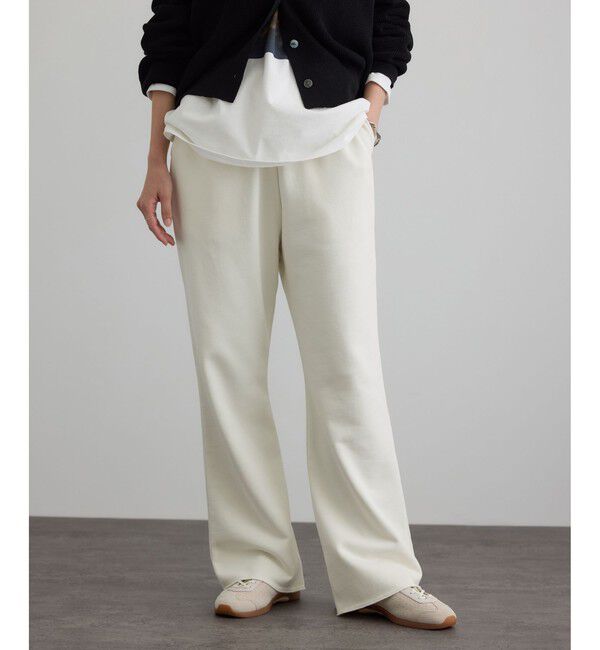 SALON adam et rope'「【WEB限定】セミフレアスウェットパンツ」|チノ|