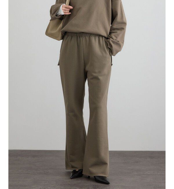 SALON adam et rope'「【WEB限定】セミフレアスウェットパンツ」|チノ|