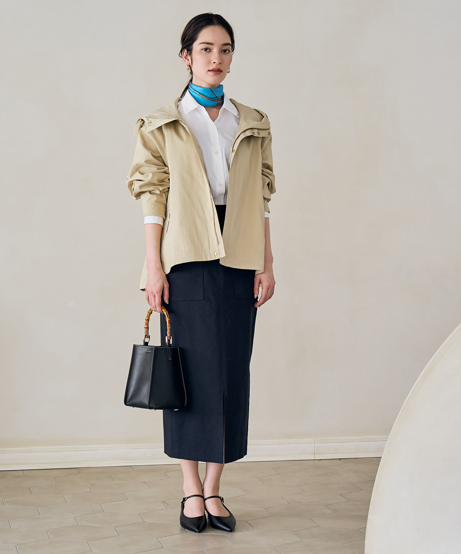 ROPE「定番ポケット付きタイトスカート」|スカート|