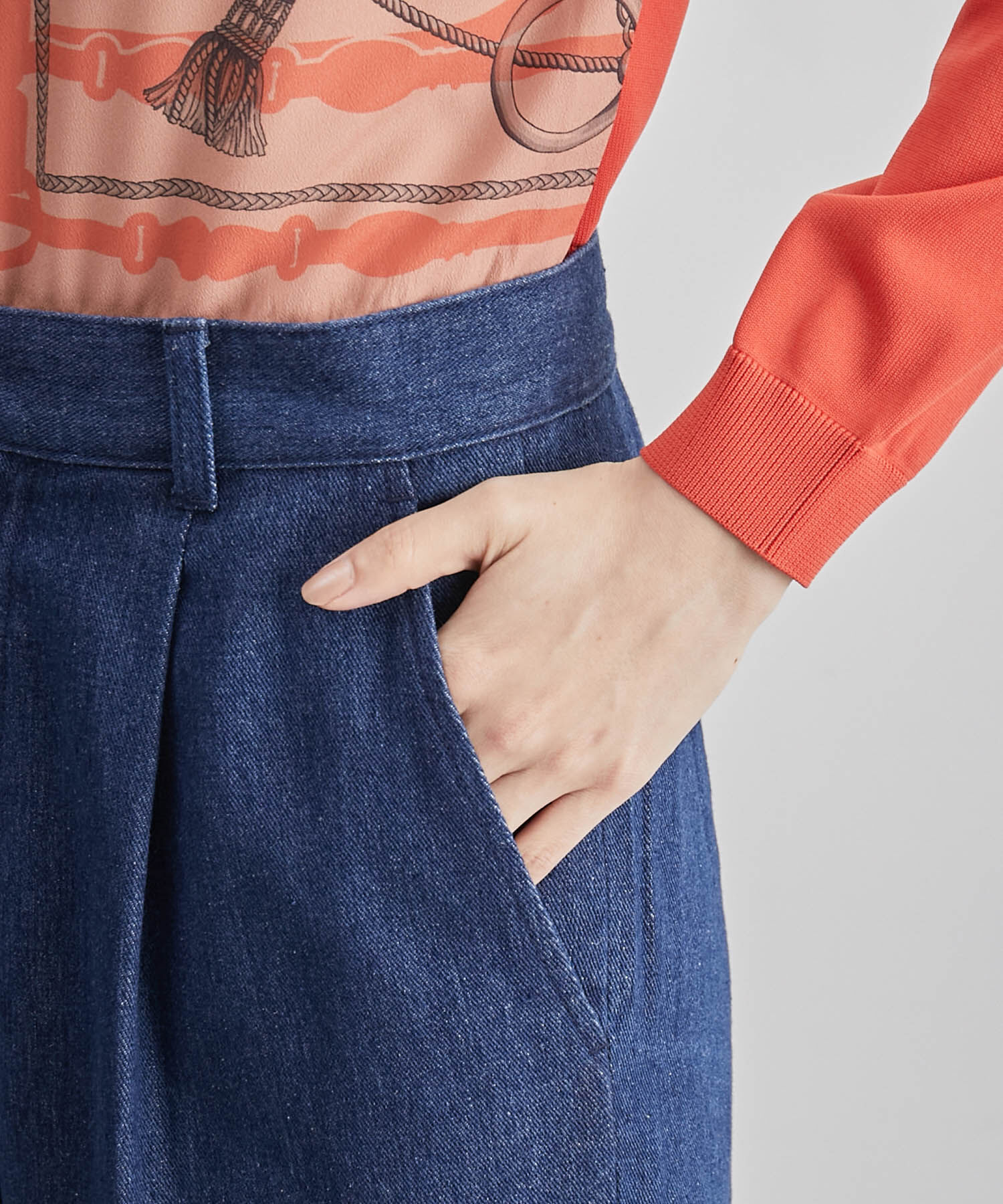 ROPE「テーパードデニムパンツ」|デニム|