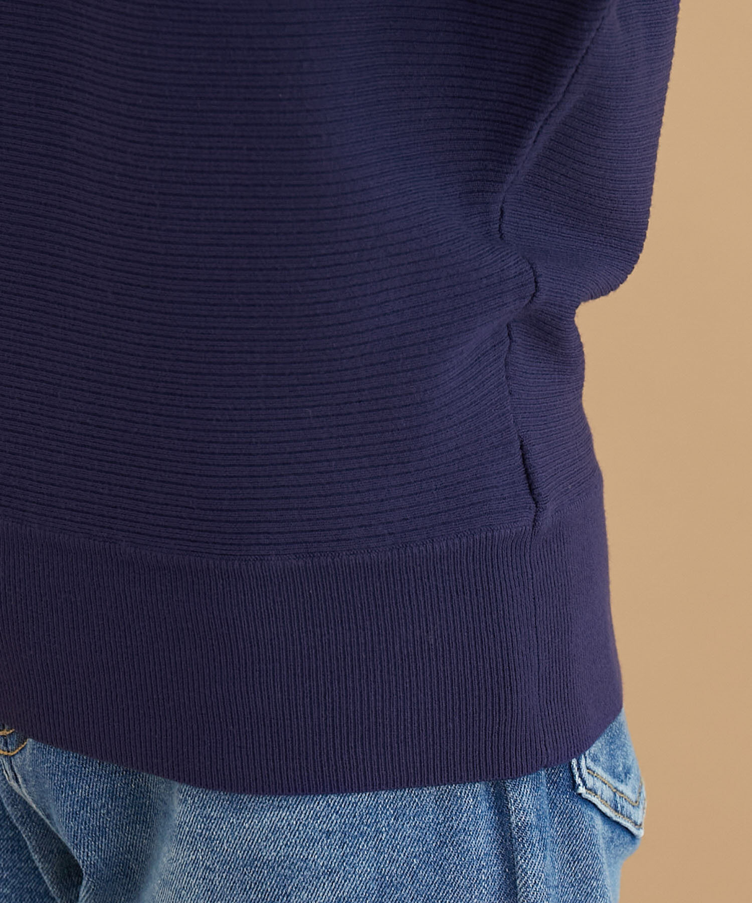 Rope&rsquo;Picnic「7分袖パールドルマンニット」|ニット・セーター|