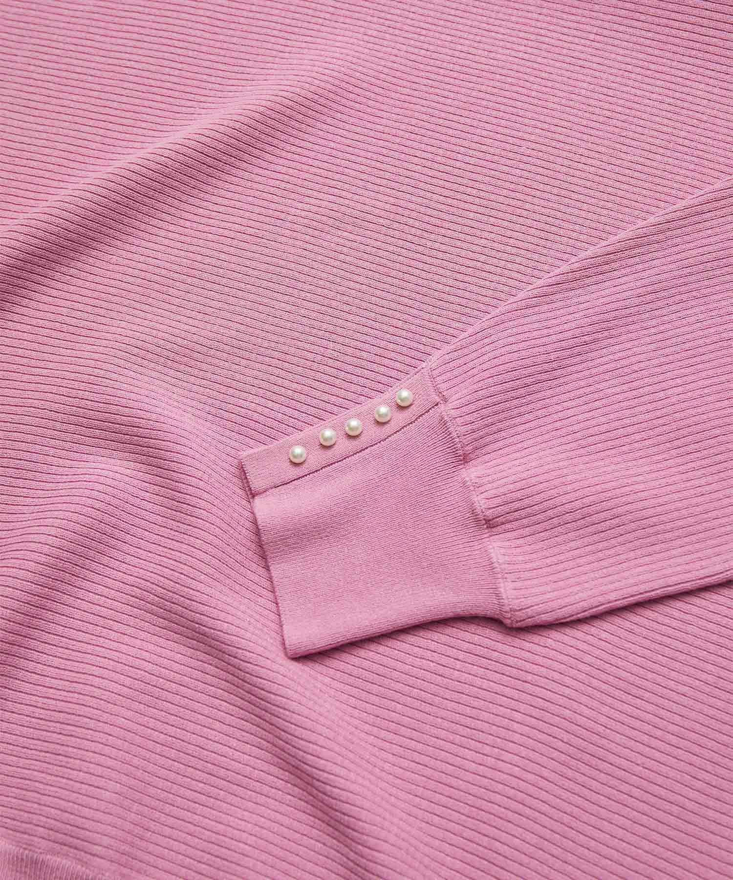 Rope&rsquo;Picnic「7分袖パールドルマンニット」|ニット・セーター|