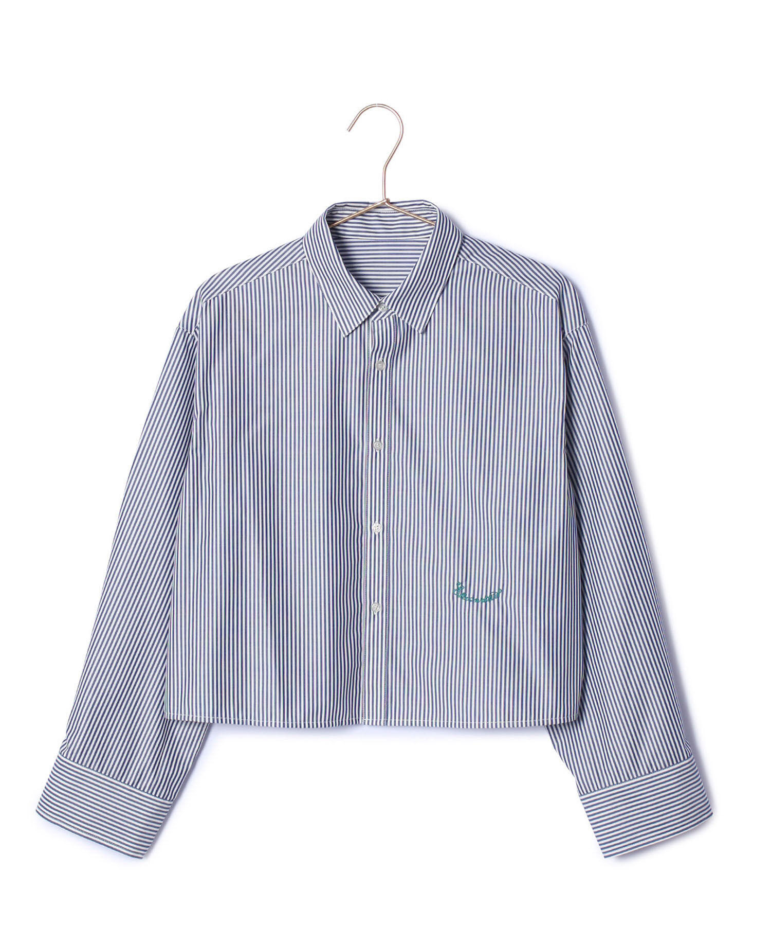 Rope&rsquo;Picnic「CALINE&times;ROPE' PICNIC/UVカットクロップド丈シャツ」|シャツ・ブラウス|