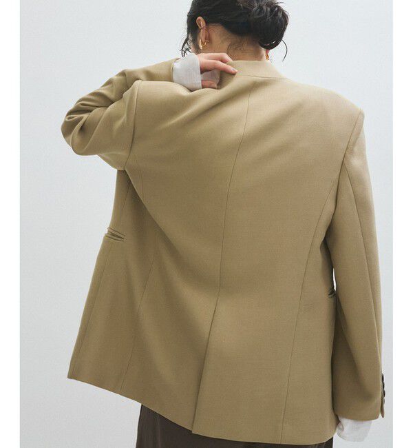 ADAM ET ROPE'「【EMOELLE】ミコヨリフォルムジャケット」|テーラードジャケット|