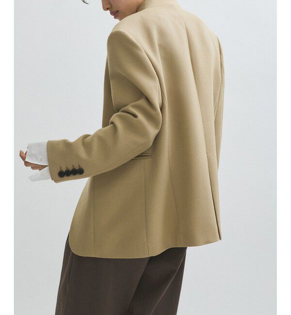 ADAM ET ROPE'「【EMOELLE】ミコヨリフォルムジャケット」|テーラードジャケット|