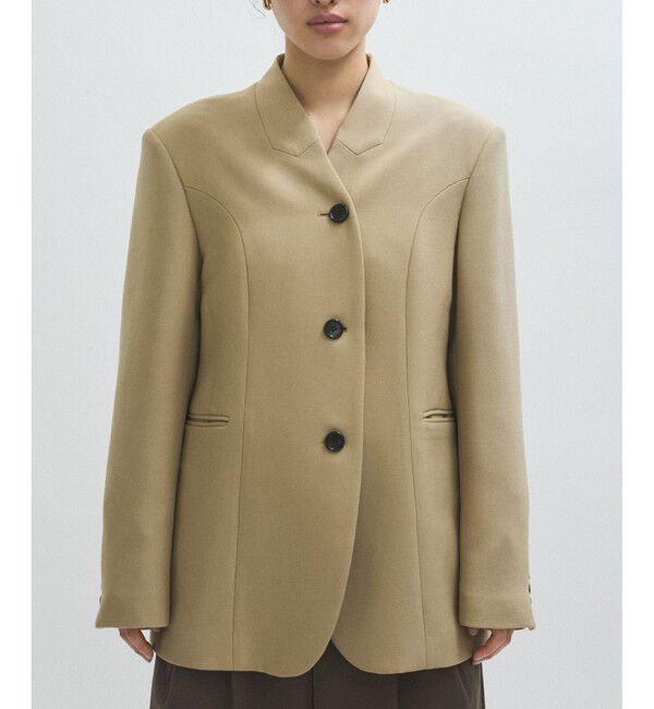 ADAM ET ROPE'「【EMOELLE】ミコヨリフォルムジャケット」|テーラードジャケット|