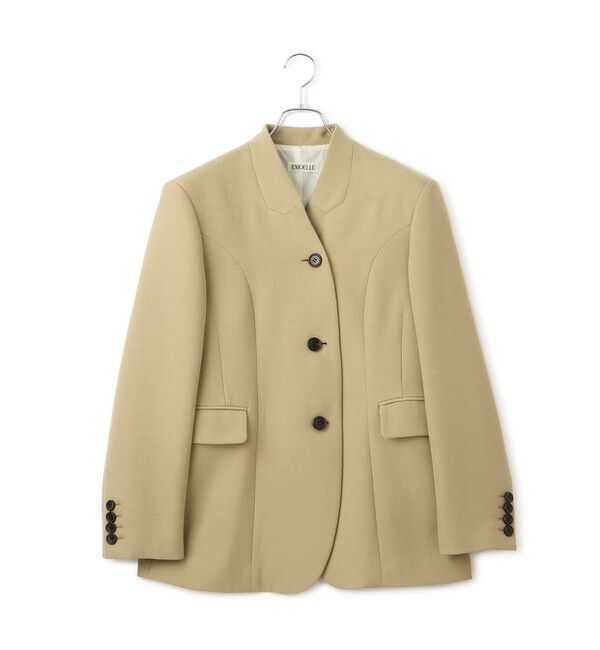 ADAM ET ROPE'「【EMOELLE】ミコヨリフォルムジャケット」|テーラードジャケット|