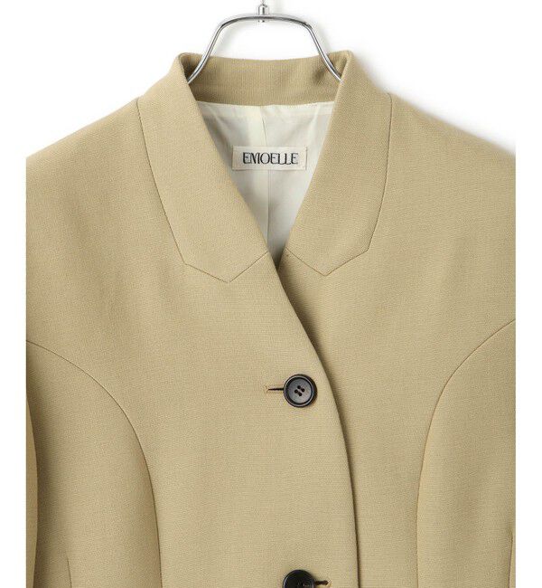 ADAM ET ROPE'「【EMOELLE】ミコヨリフォルムジャケット」|テーラードジャケット|