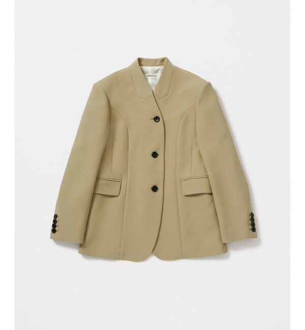 ADAM ET ROPE'「【EMOELLE】ミコヨリフォルムジャケット」|テーラードジャケット|