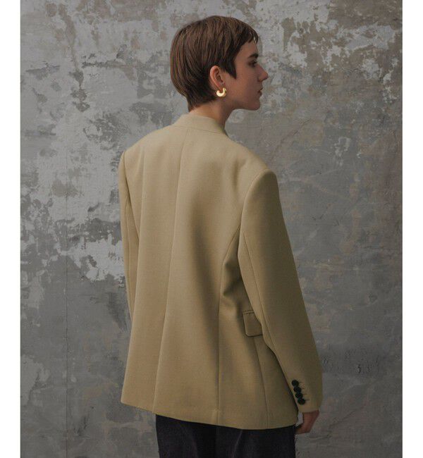 ADAM ET ROPE'「【EMOELLE】ミコヨリフォルムジャケット」|テーラードジャケット|