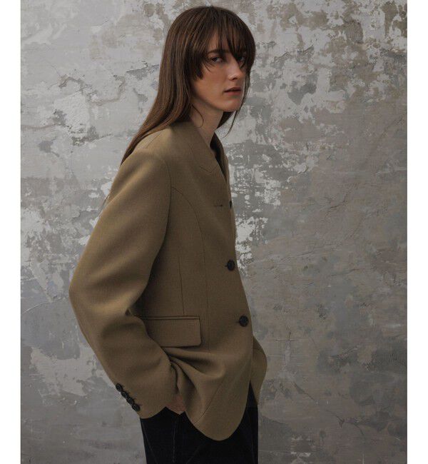 ADAM ET ROPE'「【EMOELLE】ミコヨリフォルムジャケット」|テーラードジャケット|