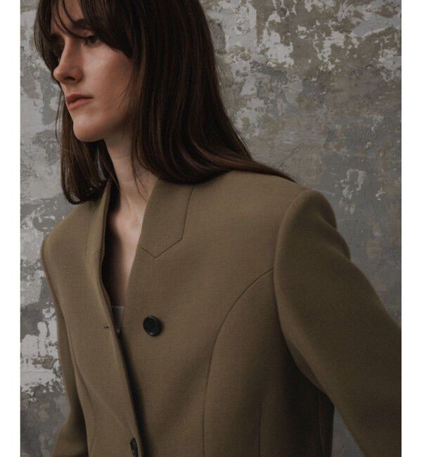 ADAM ET ROPE'「【EMOELLE】ミコヨリフォルムジャケット」|テーラードジャケット|