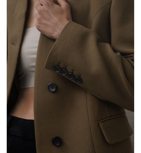 ADAM ET ROPE'「【EMOELLE】ミコヨリフォルムジャケット」|テーラードジャケット|